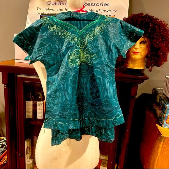 VTG African Nigeria Skirt & Blouse Girl’s Set - Picture 5 of 6